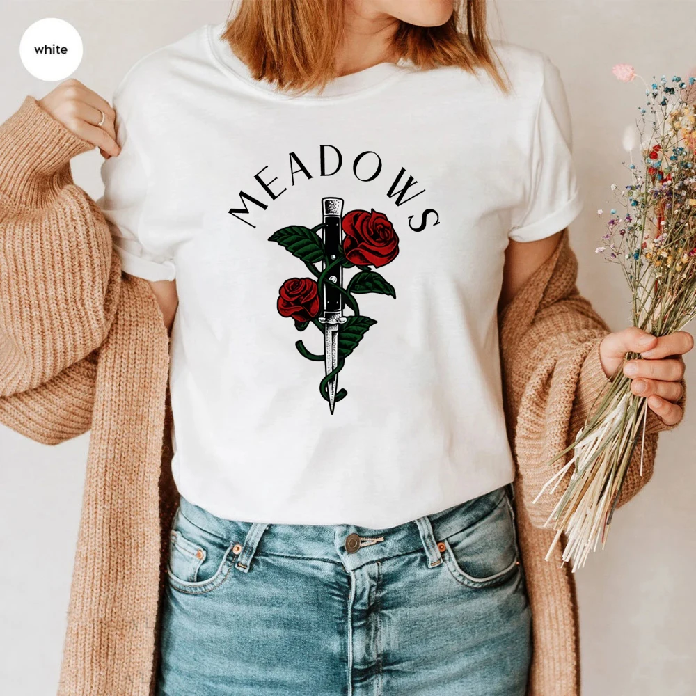 Zade Meadows T-shirt Run Little Mouse Shirt Haunting Adeline Tee Retro Dark Romance Shirts Unisex Book Lover Tops Bookish Gift