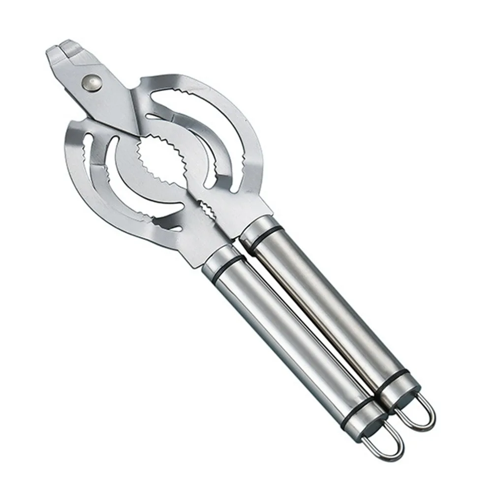 Stainless Steel Can Opener Adjustable Anti-rust Jar Lid Gripper Effortless Multifunctional Effortless Bottle Opening BHL2309-FRO