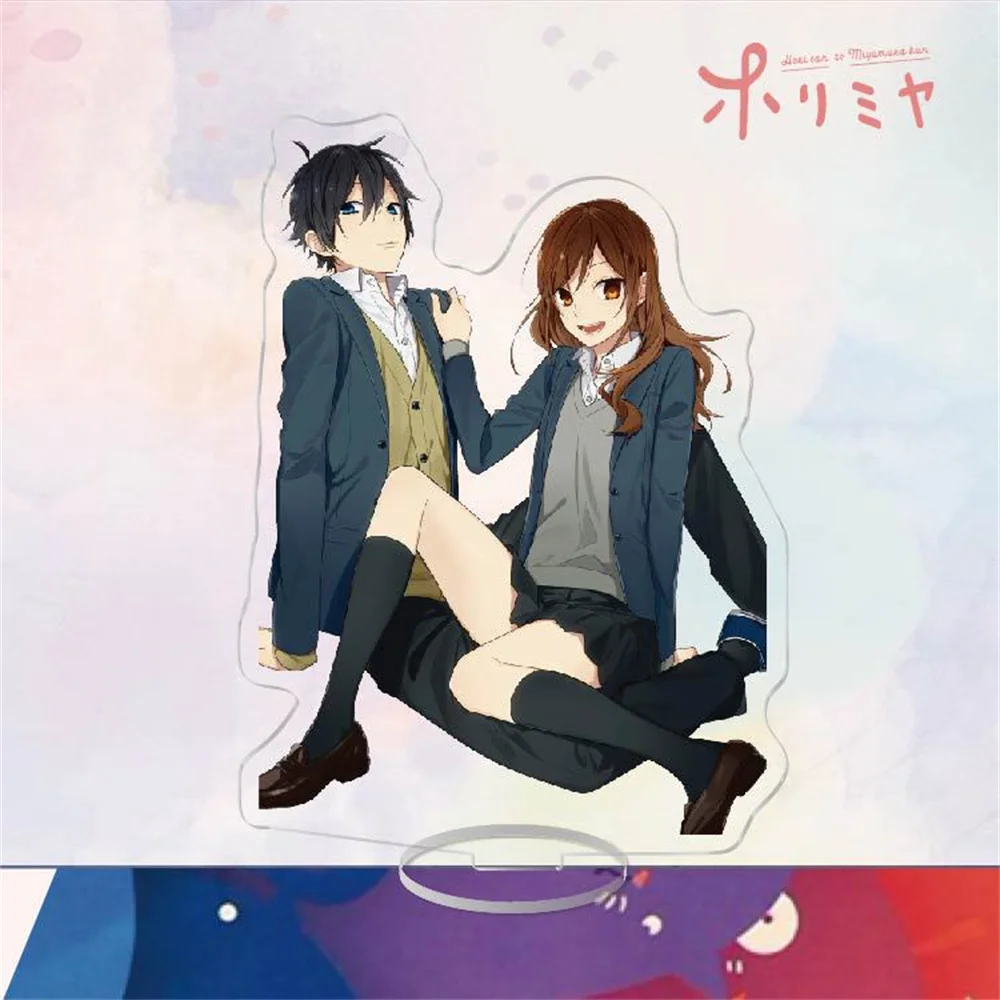 Hot Anime Horimiya Acrylic Figures Stand Model Plate Collection Miyamura Izumi Hori Kyoko Cosplay Standee Desk Decoration Series
