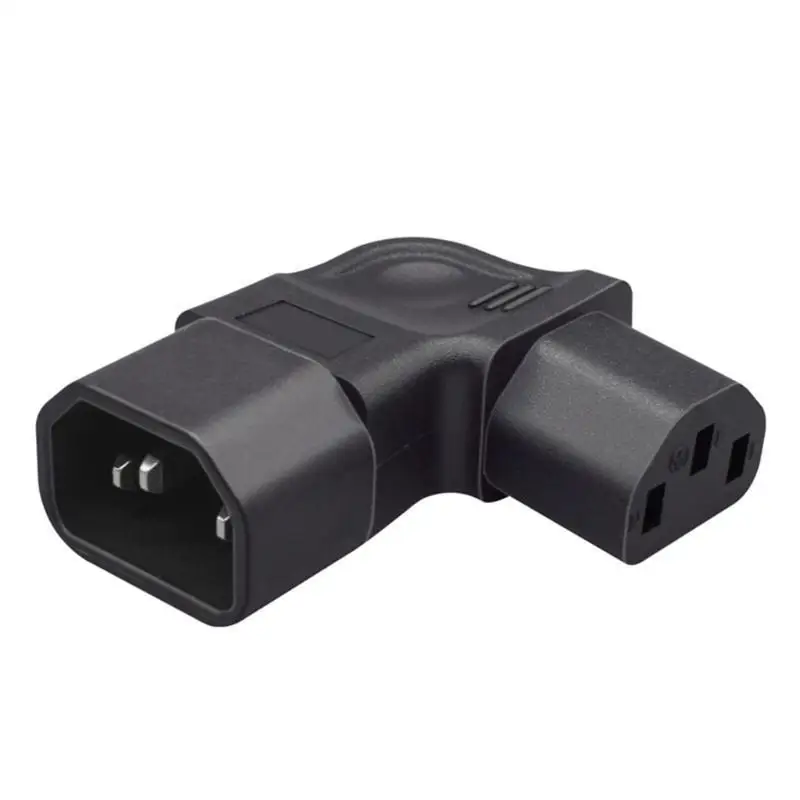 652F IEC320 C14 To C13 Power Cable Adapter, Male To Female Connector, PVC Material For Electronics