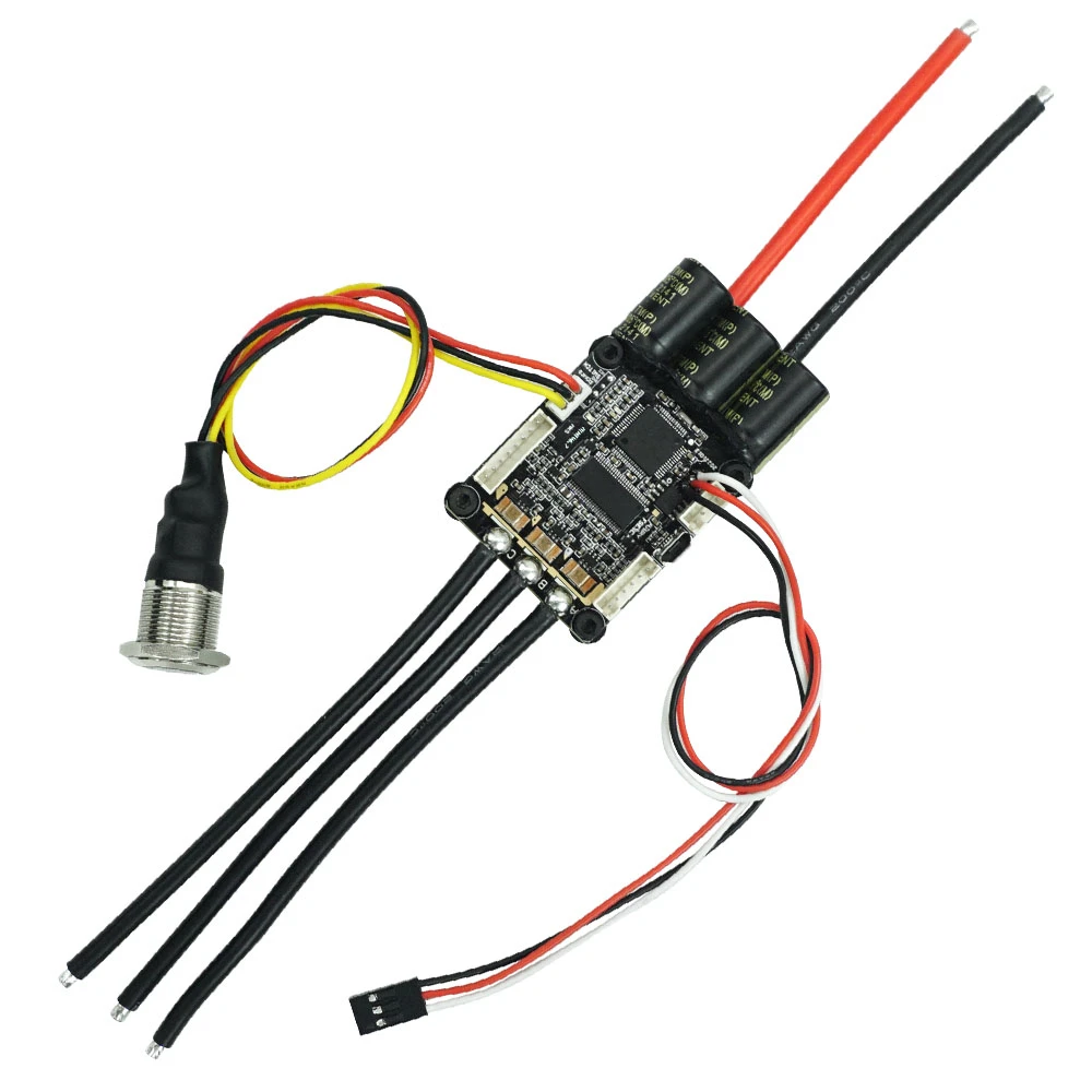 Flipsky Mini V6 Mk5 With Power Button Base On Vesc6.6 With Aluminum Anodized Heat Sink For Electric Skate Electric Bike Scooter