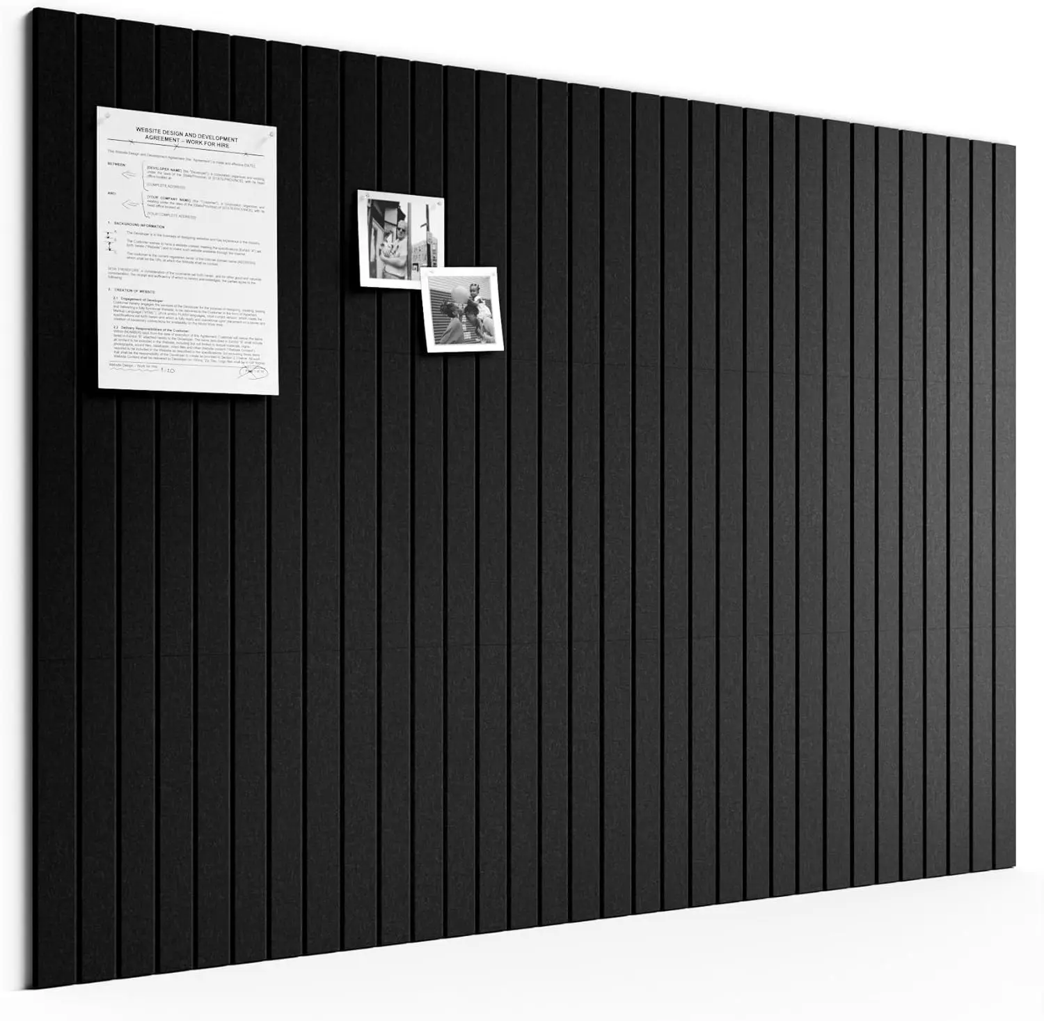 24x24CM 6PCS Black Felt Wall Pin Acoustic Panels Bulletin Note Soundproof Cork Board Pared Tiles Decor Ceiling Inner Office Home