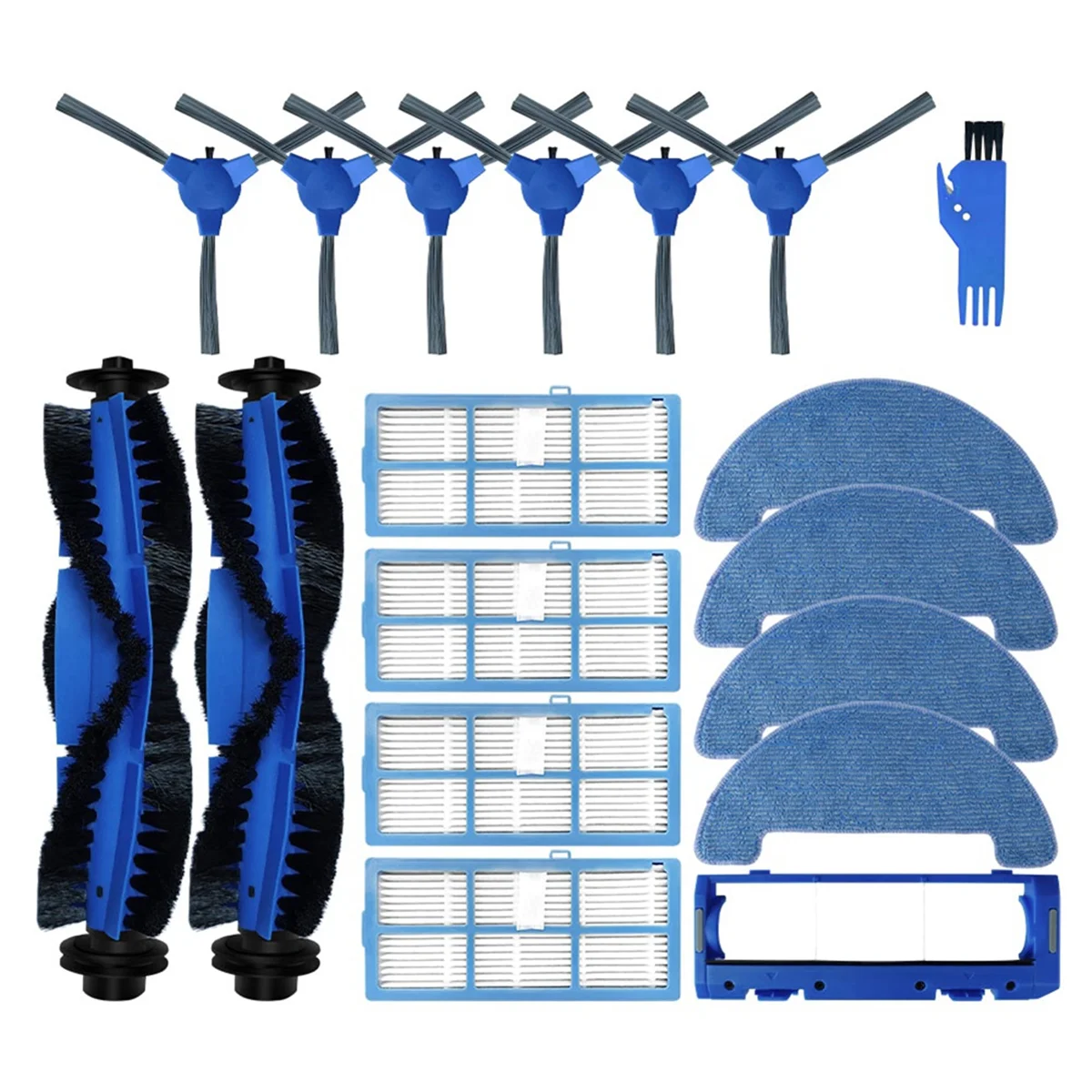 BG600Max / BG700 / BG800 로봇 진공 부품용 FZFZ 메인 사이드 브러시 Hepa 필터 걸레 걸레