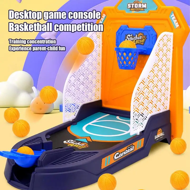 

Маленькая баскетбольная игра, 2 игрока, баскетбольный игровой автомат, мелкая моторика, настольные игрушки, машина для подачи, интерактивные игрушки для детей