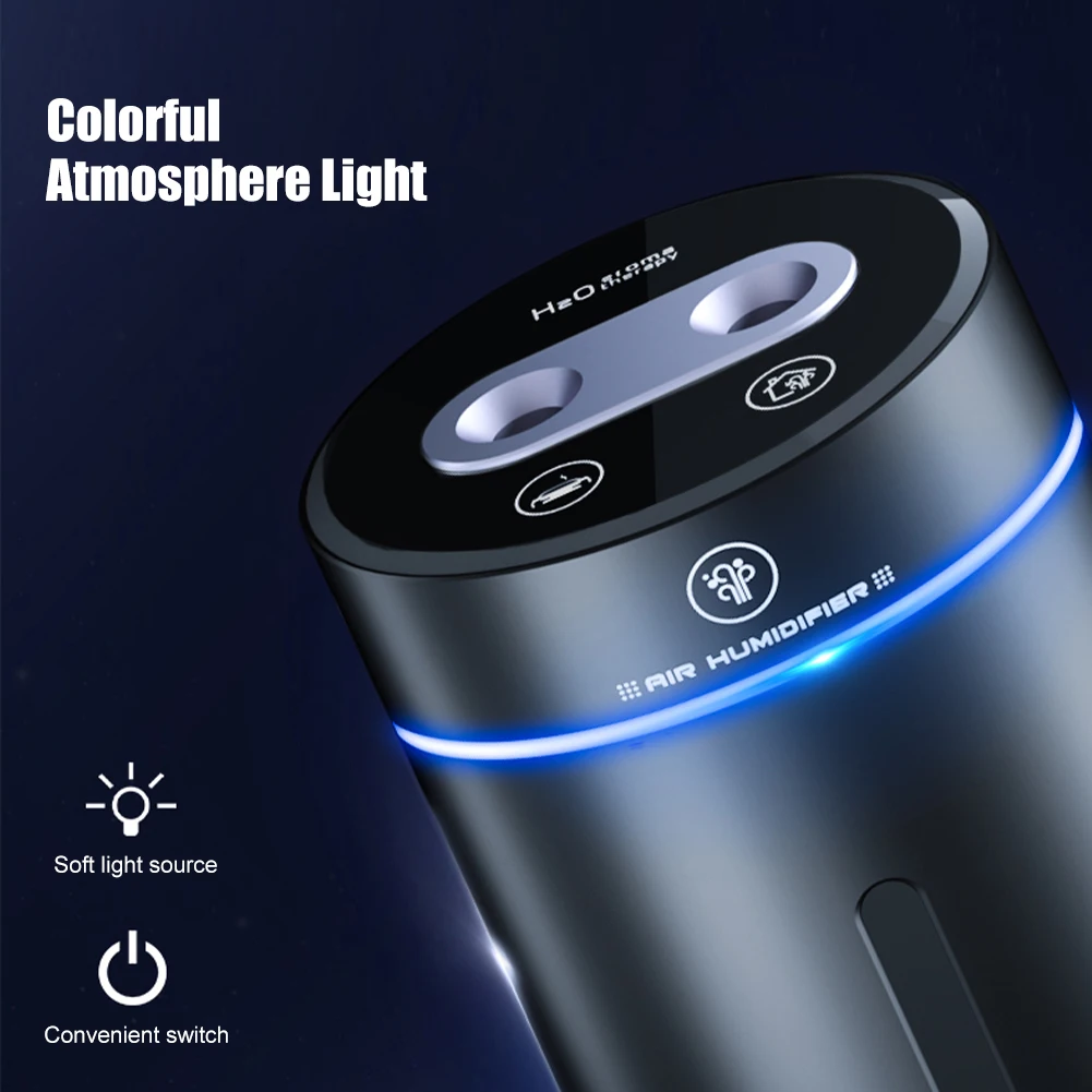 Air Humidifier Portable USB Aromatherapy Car Perfume Colorful Cup Air Freshener Essential Oil Fragrance Diffuser Cool Mist Maker