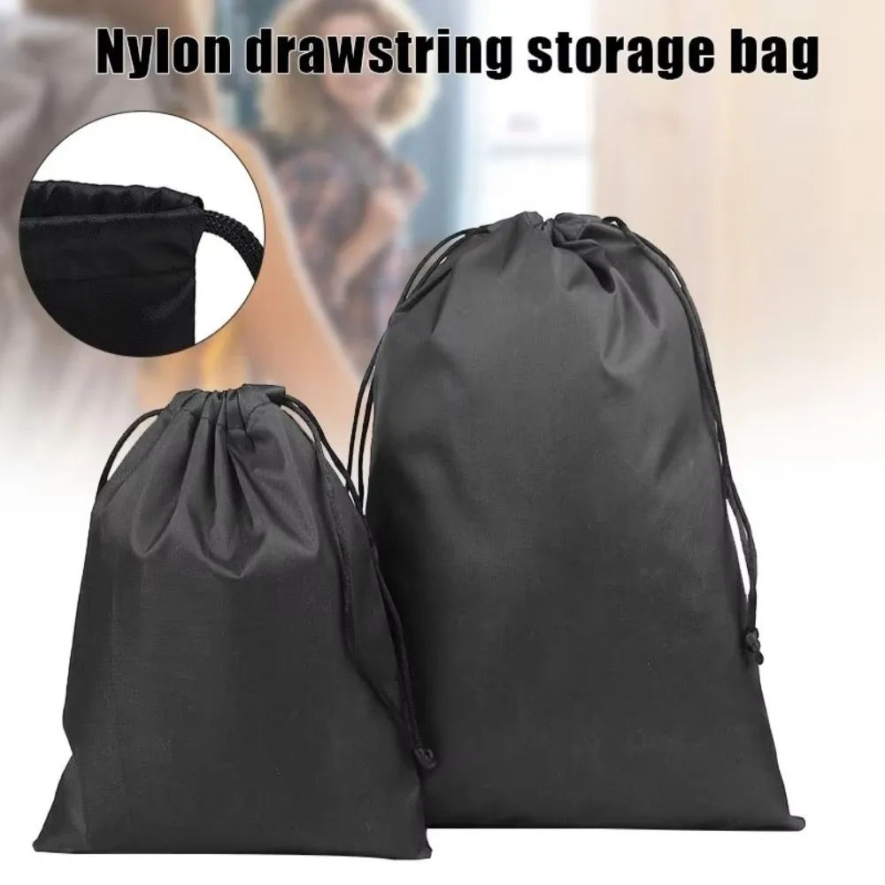 Drawst Closure Drawstring Storage Pouch Nylon Portable Multi-Functional Storage Bag Dustproof Waterproof Drawstring Bags