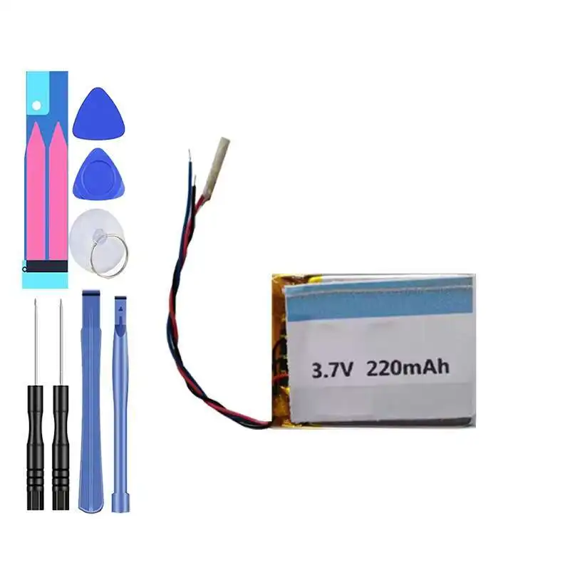 

220mAh Fast Charging Mp3 Mp4 Battery Stable 332531 For Philips Gogear Spark MP3 2GB 4GB