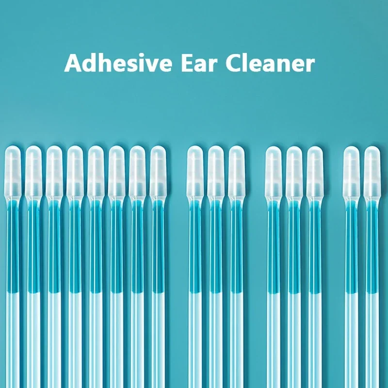 vvocci 24Pcs Silicone Remover EarWax ear pick For Kids Olders Disposable sticky Adult S/L Ear Cleaner Reusable Adhesive Earpick