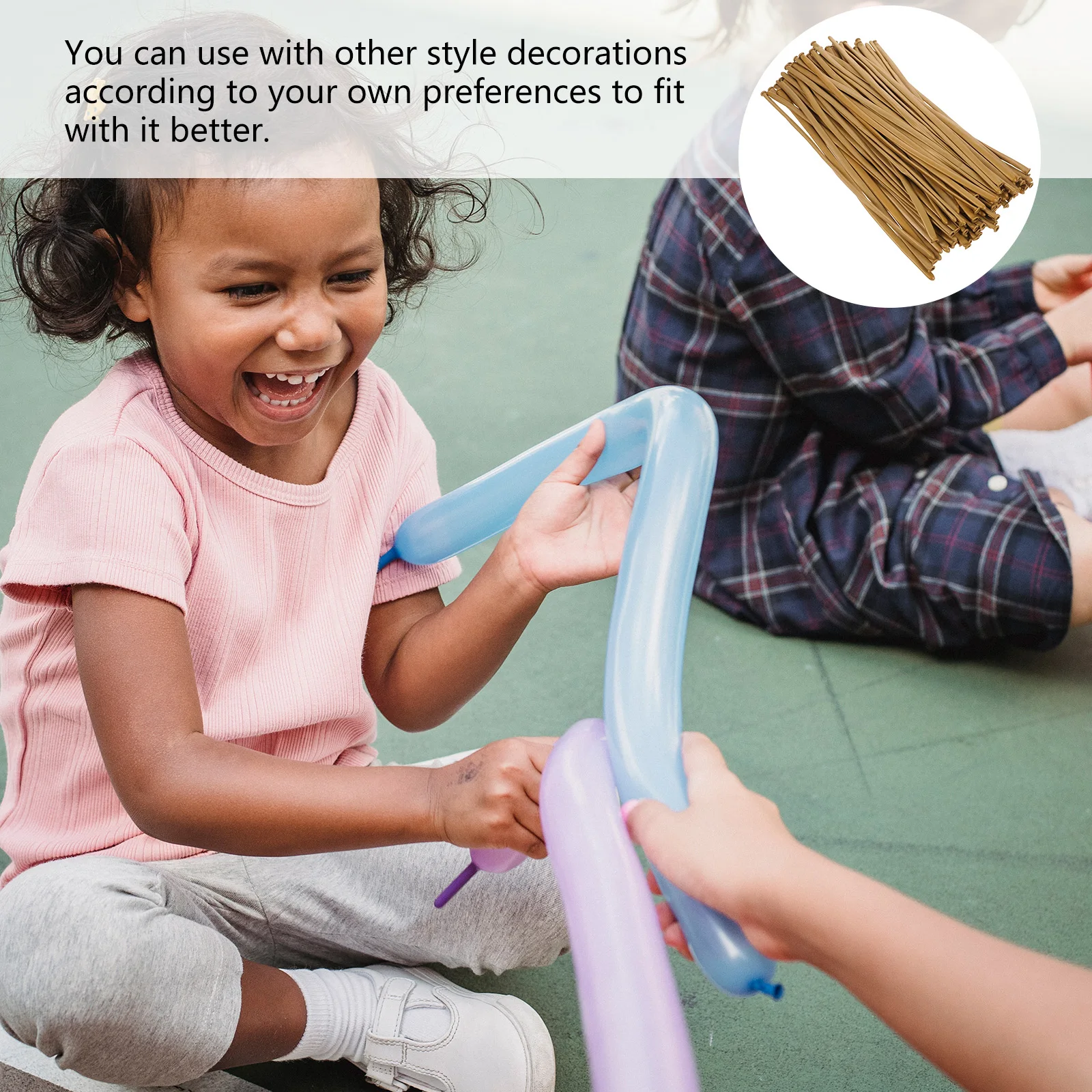 

100pcs Long Balloons Latex Twisting Balloons Bulk Premium Party Wedding Birthday Decoration Balloon Art Modeling Event