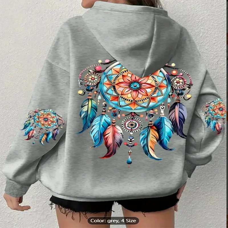 Kangaroo Pocket Relaxed Fit ซักด้วยเครื่องได้สบายทุกฤดูกาล พิมพ์กราฟิกเครื่องแต่งกายประจําวัน เสื้อสวมหัววัสดุที่สะดวกสบาย