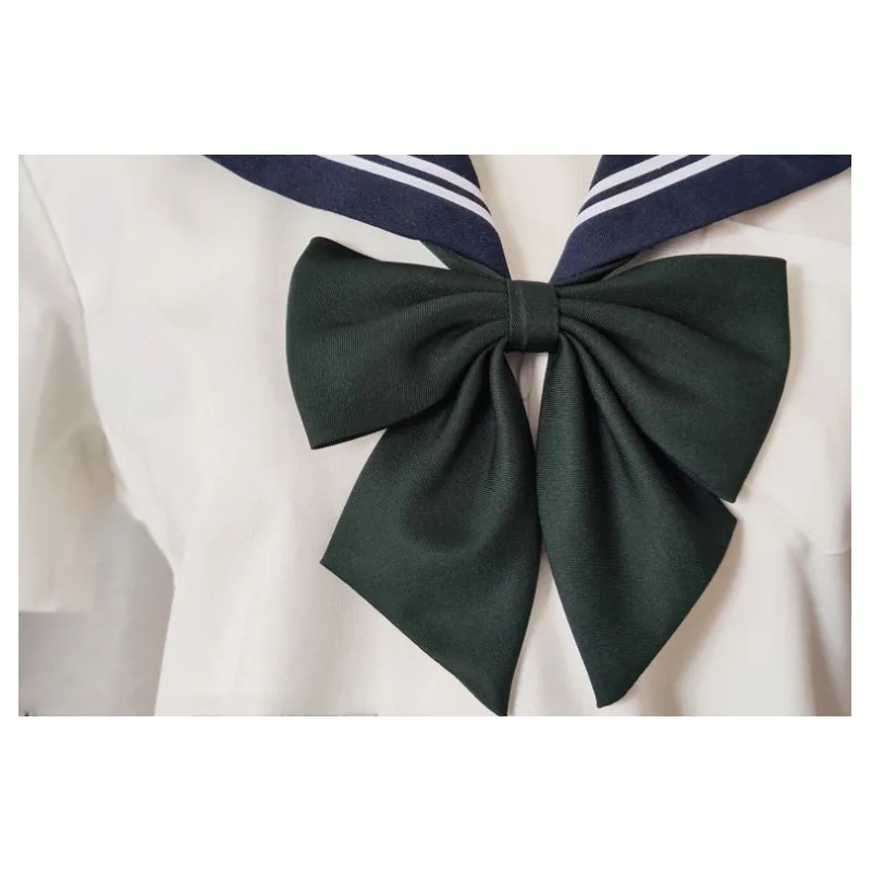 

Студенческий однотонный галстук-бабочка, толстый галстук-бабочка для женщин, униформа, воротник, галстуки-бабочки для девочек, рубашка JK, платье, одежда для шеи, школьные галстуки