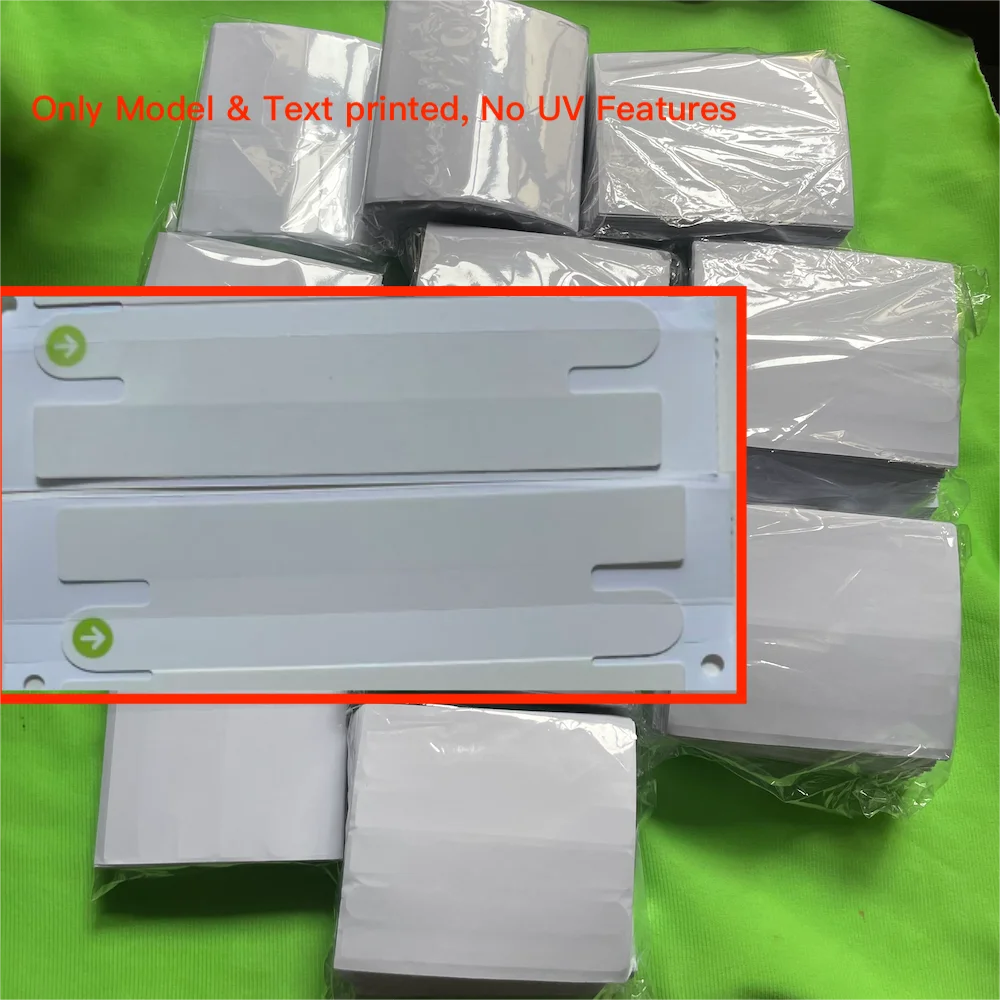 700Sets Economical Bulk Pack Pre-printed Self-adhesive Phone Box Closure Label  For 18 Pro 18 Pro Max Duo, Standard Print No UV