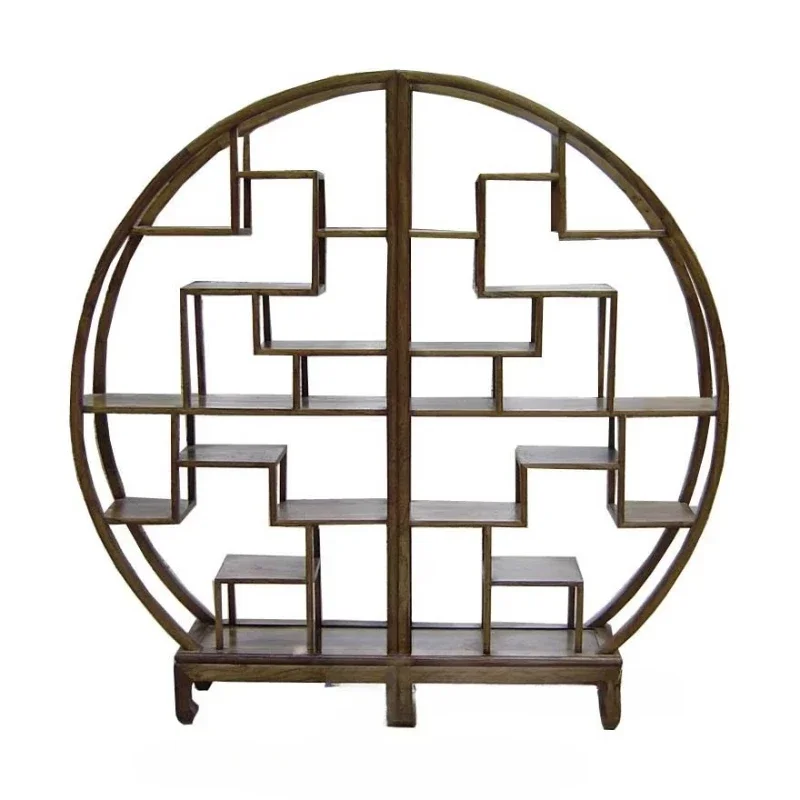 Chinese antique furniture recycled wooden bookshelves, household and civilian furniture