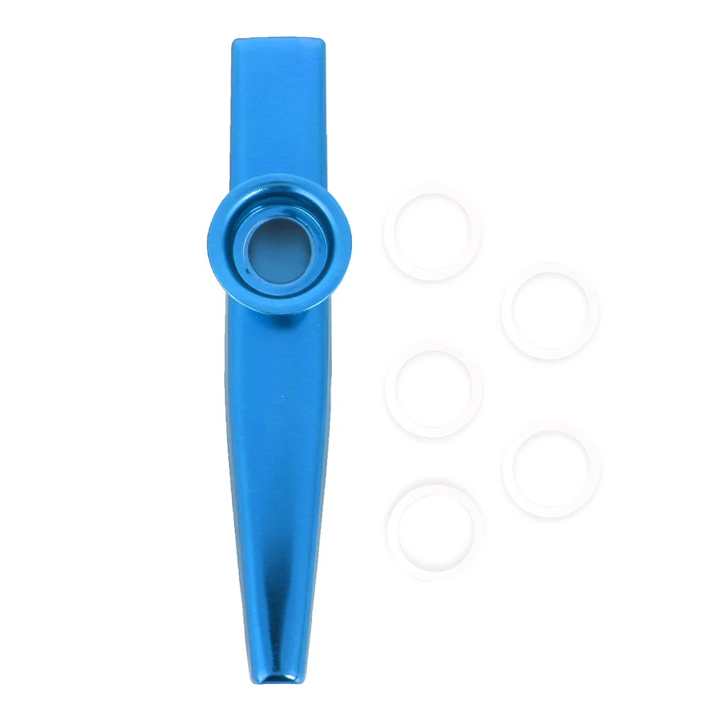 Kazoo Portátil de Aleación de Aluminio, Instrumento Musical Ligero, Mini Kazoo de Viento, Compañero Perfecto para Ukelele y Guitarra Acústica