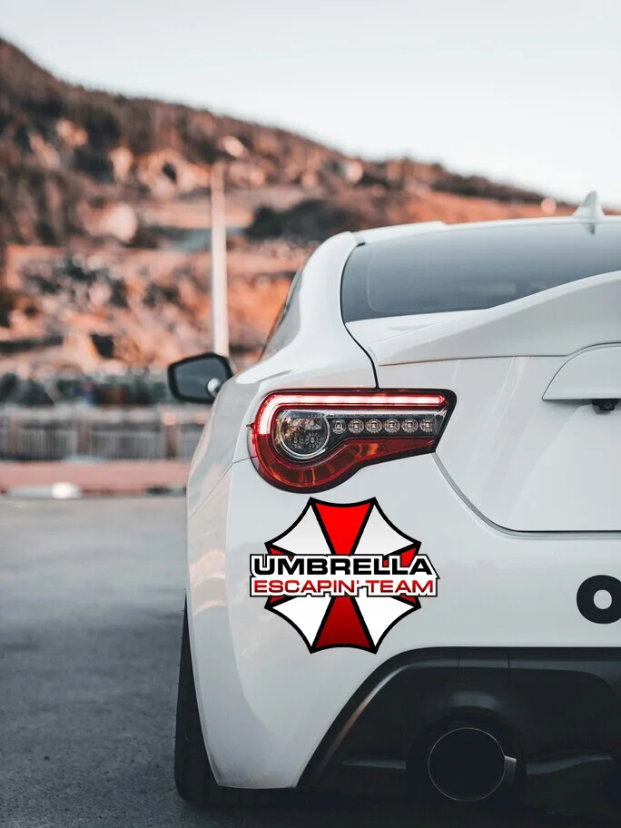 Umbrella Corporation Game Logo Car Vinyl Sticker Creative JDM Special Tactics Rescue Service Decoration Decal - view 5