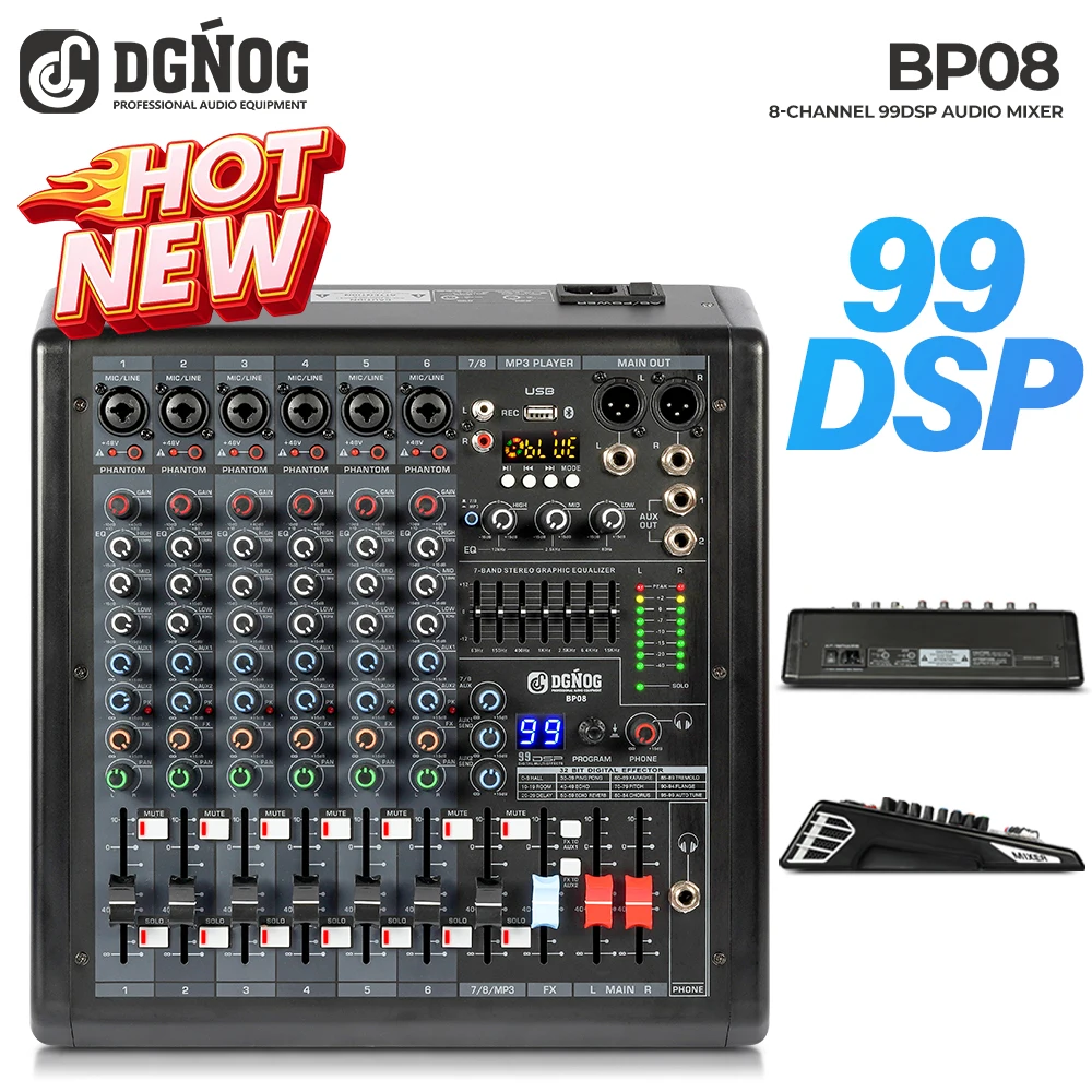 8 Channel Mixer Dgn…