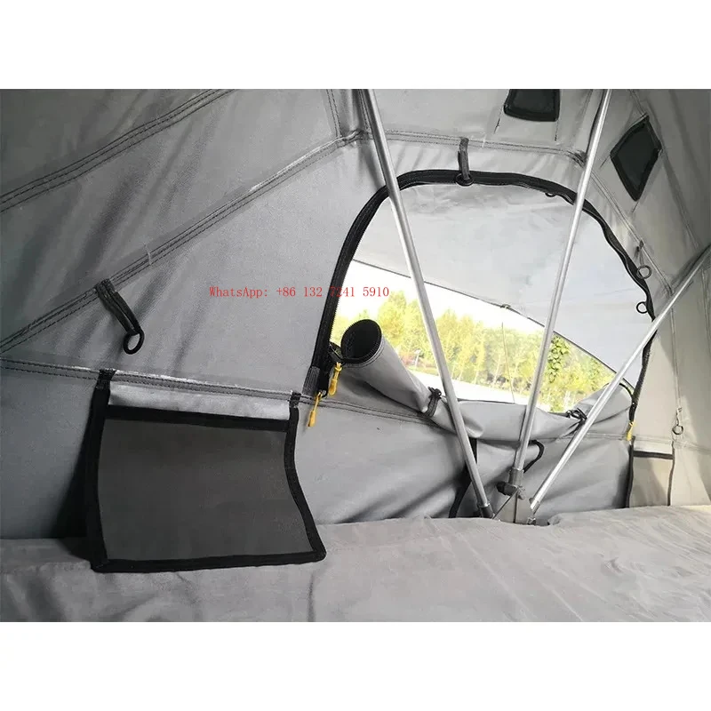 

Hongsheng Products Outdoor Waterproof 4X4 Camping Rooftop Tent Foldable With Skylight Roof Tents For Vehicle High Quality