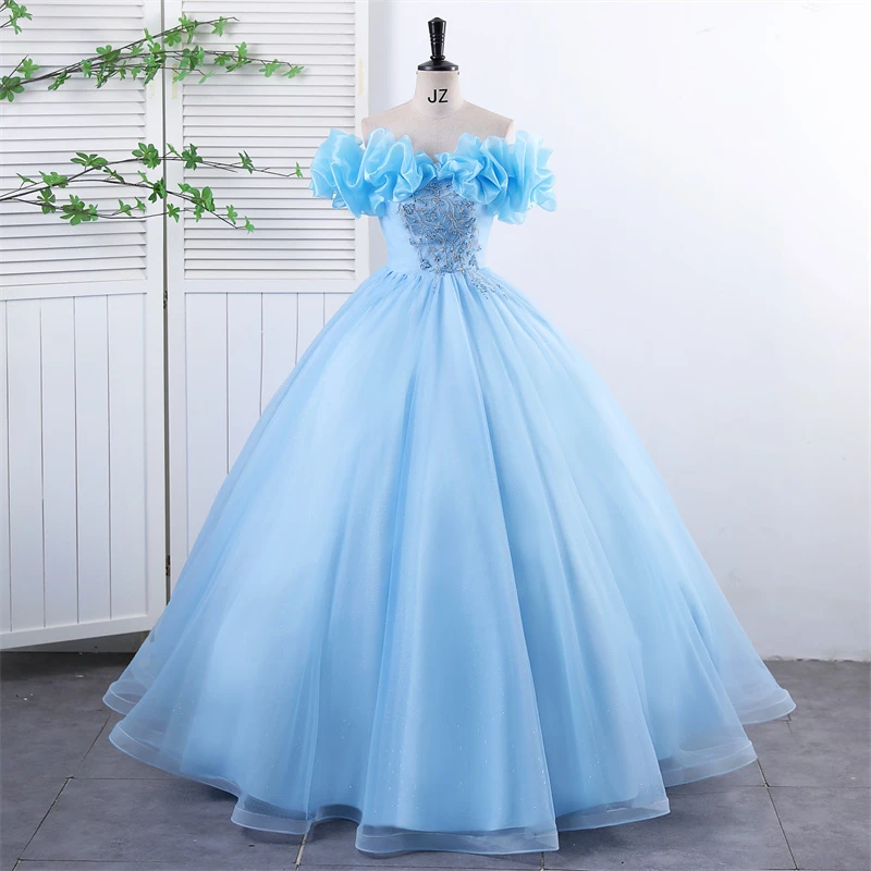 15 Quinceanera Dresses 2025 New Party Dresses Elegant 15 Year Old Dress Off The Shoulder Ball Gown Customized Dresses For Girls