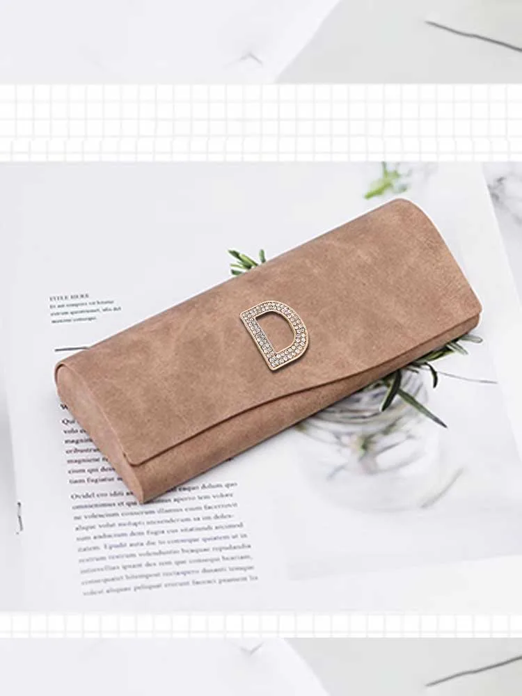 

Customized Simple Eyewear Cases Durable PU Storage Personalized Customer Name Metallic Tone: Smooth Craftsmanship