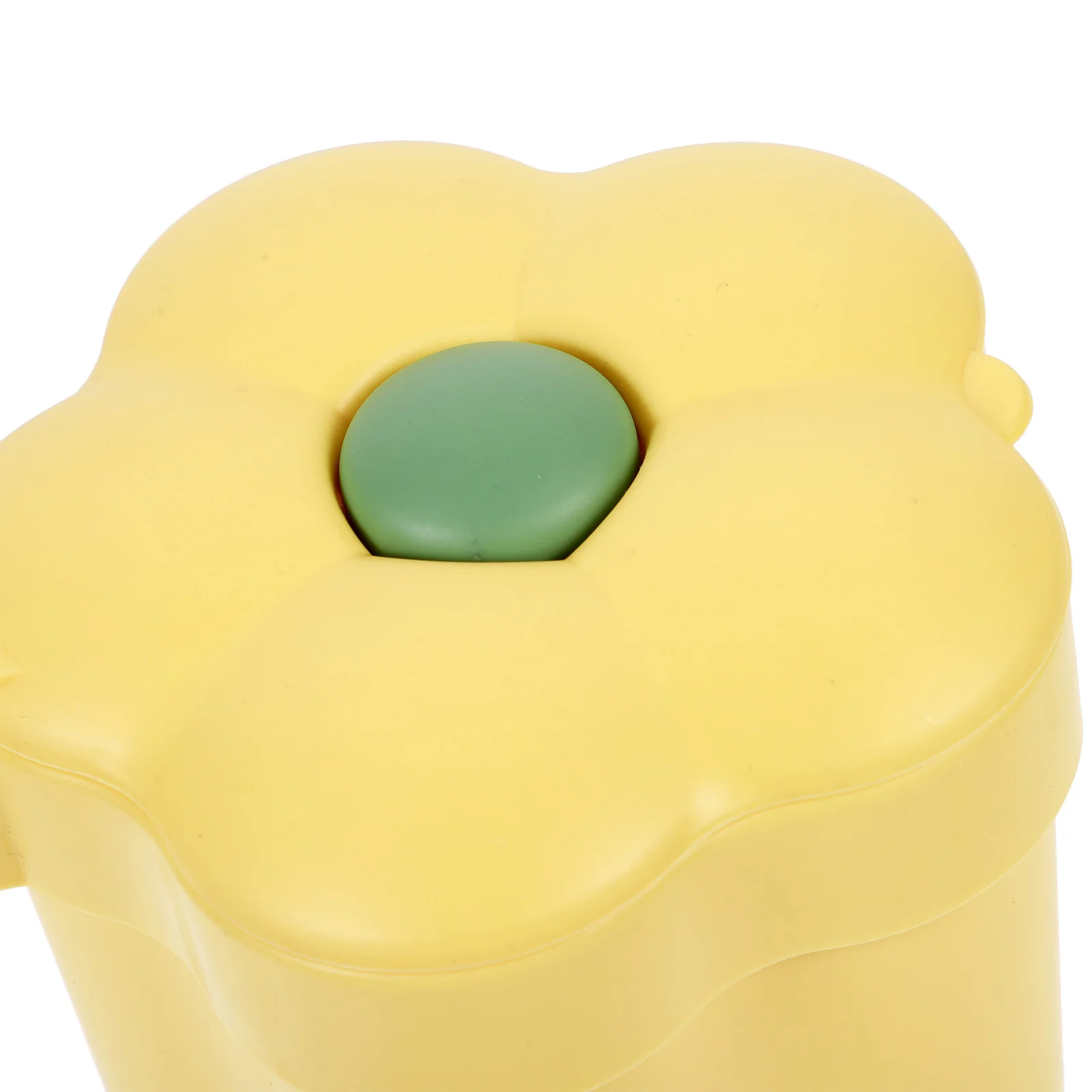 

Desktop Trash Can Office Garbage Bedroom Small Bathroom Yellow Bin Table Waste Basket