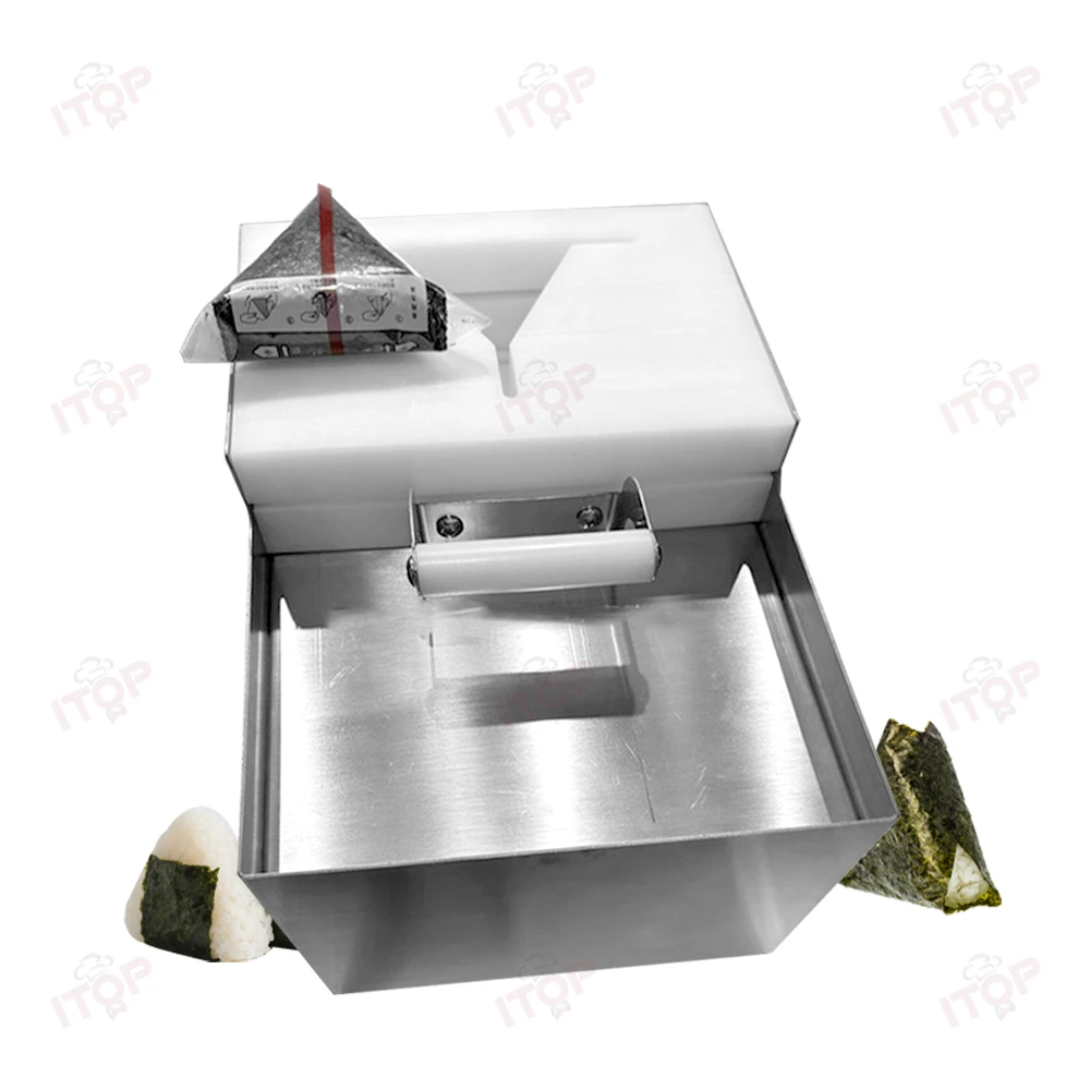 

Горячая продажа машина для изготовления рисовых шариков онигири треугольная машина для упаковки водорослей онигири