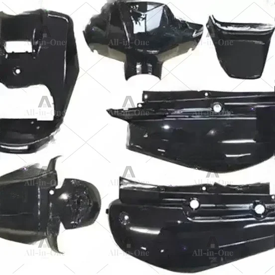 100cc Scooter Painted Whole Car Shell Outer Panel 6-Piece Set Motorcycle Body Cover Kit Ship in Two Packages