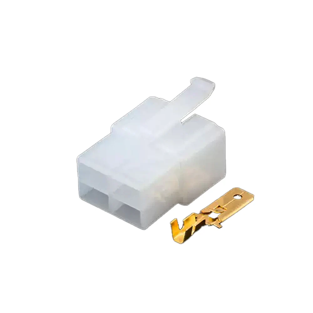 5 Sets Domestic 6.3 Series Large-Hole High-Current Automotive Connectors 4-Core Plugs DJ70413A-6.3-11/21 4P for Vehicle Use