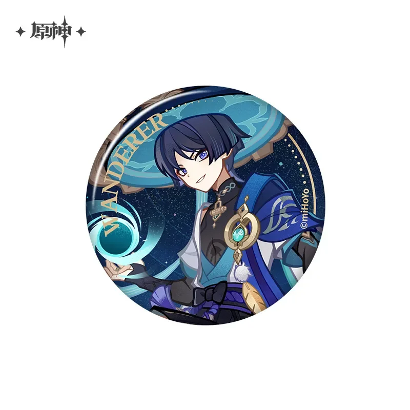 Presale Sunsyea Genshin Impact Official Merch miHoYo Original QSZHSS Series Badge Wanderer Kazuha Albedo Nilou Baizhu