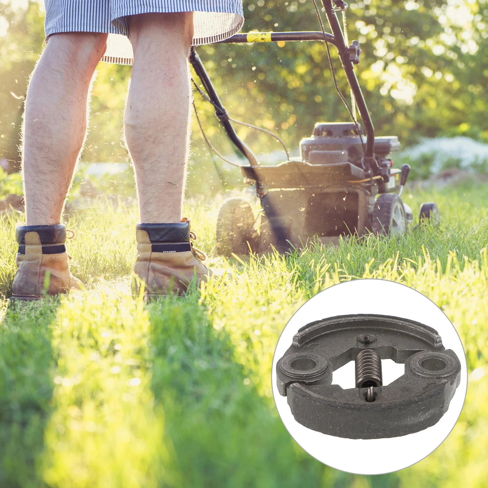 

Lawn Mower Clutch Replacement Iron Durable Trimmer Clutch Tool Sturdy Grass Trimmer Parts Accessory Lawn Mower Parts