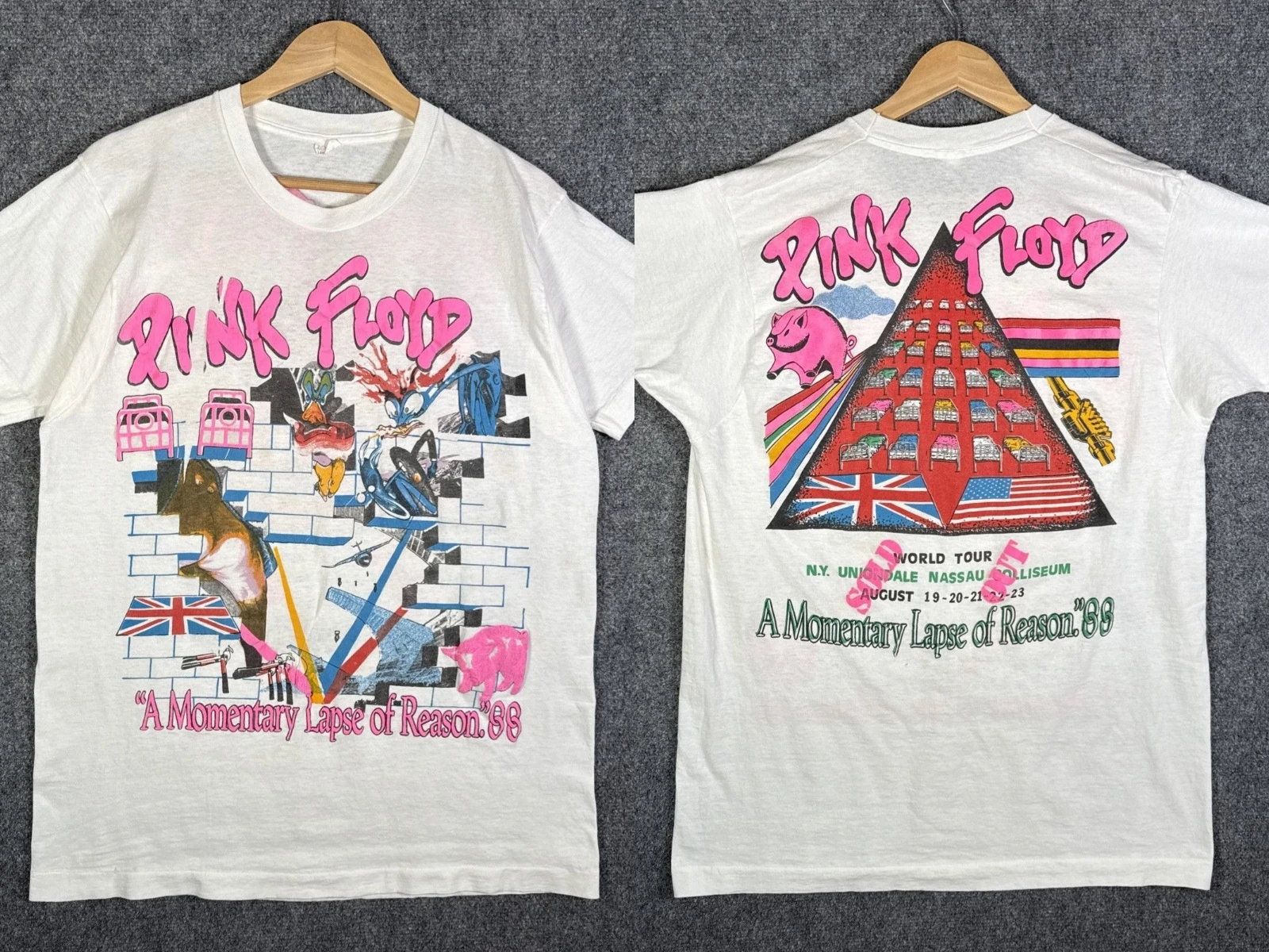 Y2k Vintage Street Hip-Hop T-Shirt Britische Rockband Pink Floyd T-Shirt Oversized Streetwear Harajuku Hochwertiges Unisex-T-Shirt – Detail 8