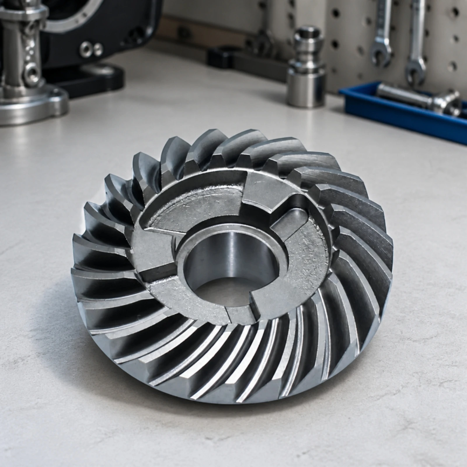 Helical Reverse Gear with Keyway for Suzuki 40 HP Outboard Gearbox Replacement Part 57521-94400