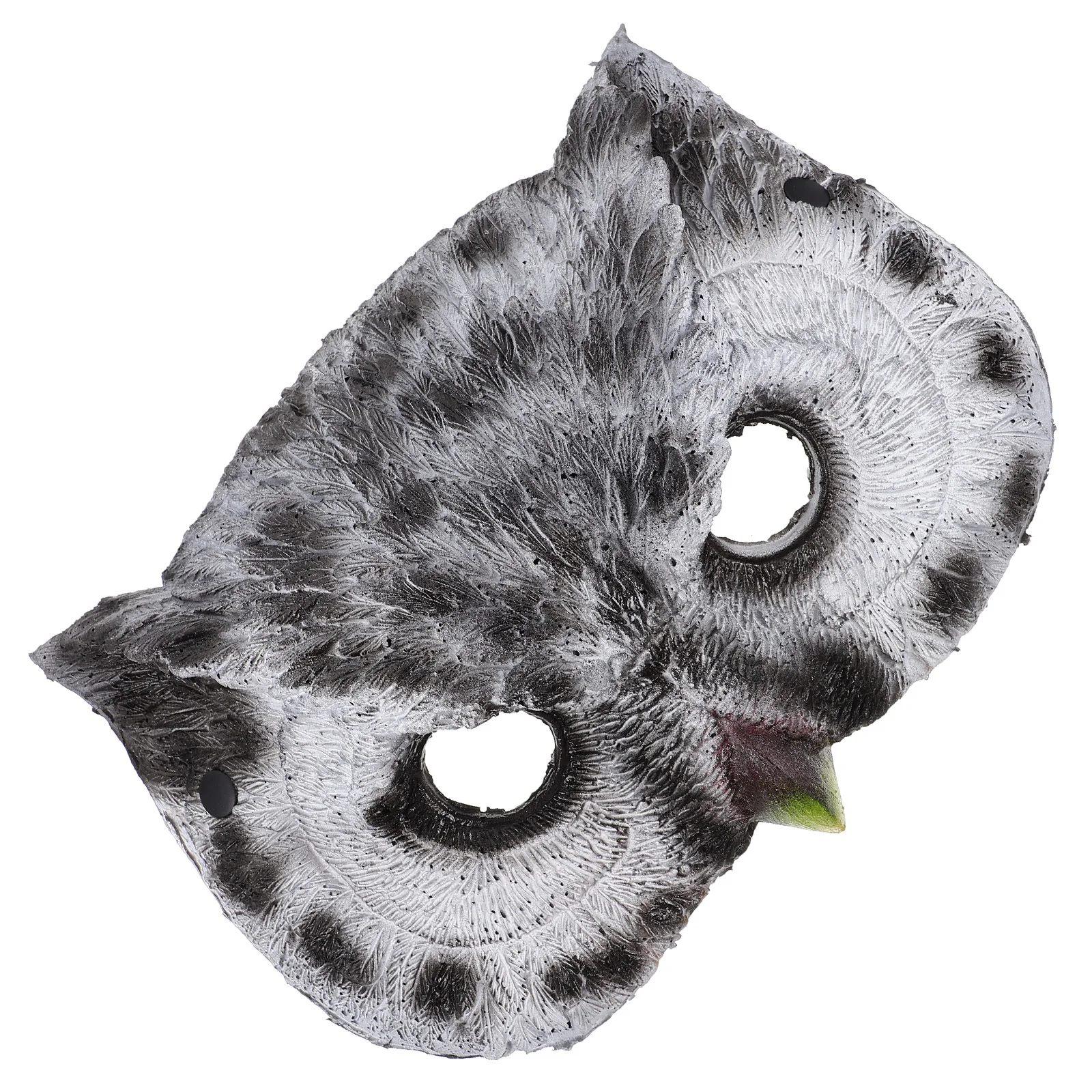 

Masquerade Mask Halloween Costumes Cosplay Grey PU Party Masks for Adults Facial