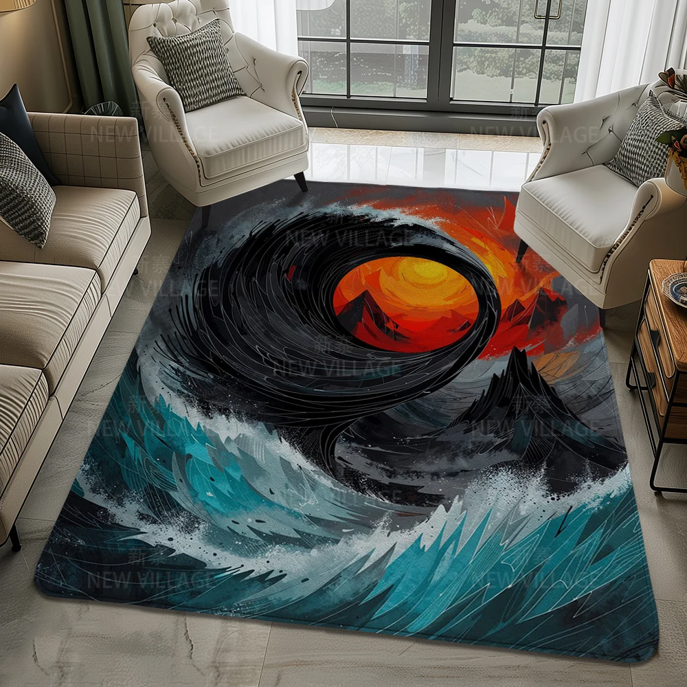 House entrance carpet Home door mat Modern Nordic style Room Bath Foot bathroom non-slip Kitchen water absorption rugs Abstract