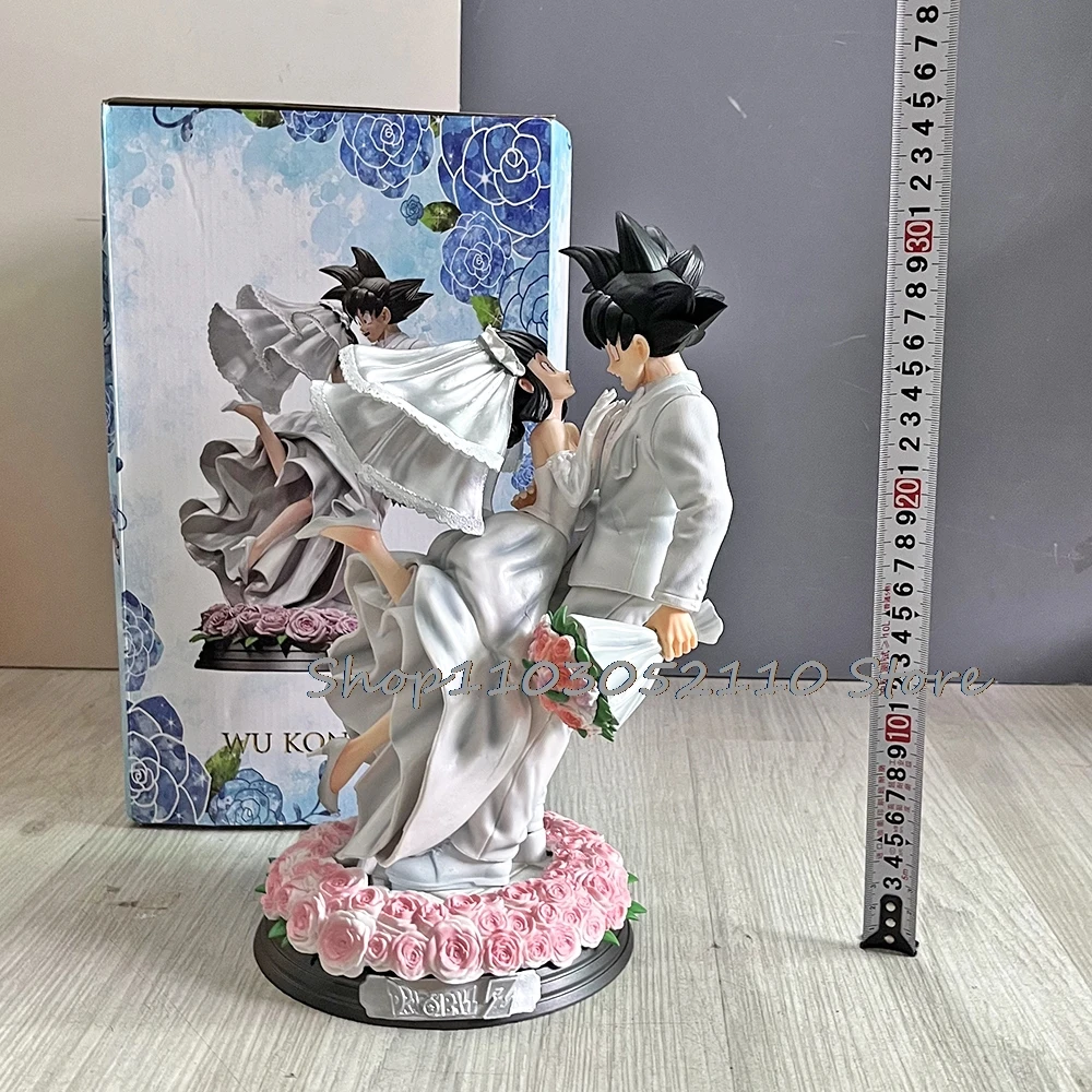 Anime Dragon Ball Z Son Goku & Chichi Hochzeit Figur Hochwertige Modell Spielzeug Statue Sammlung Ornament Paar Hochzeit Geschenke