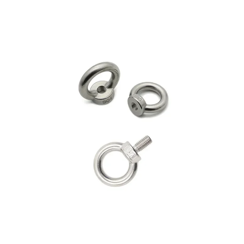 Lifting eye nuts/screw Ring eyebolt Ring hooking nut screws M3 M4 M5 M6 M8 M10 M12 304 Stainless steel