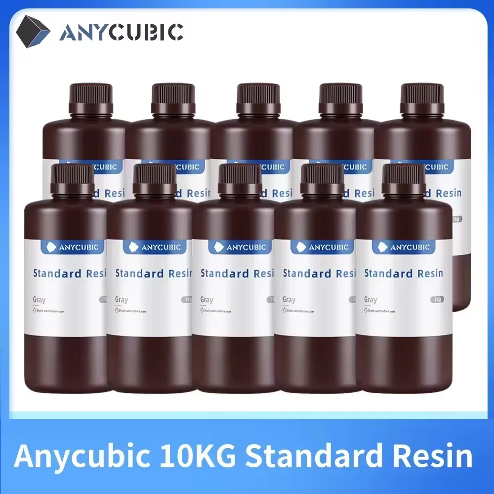 

ANYCUBIC 10kg/20kg 405nm UV Resin Standard Resin for 3D Printing For LCD DLP Photon Mono 3D Printer Resin Sensitive Liquid Resin