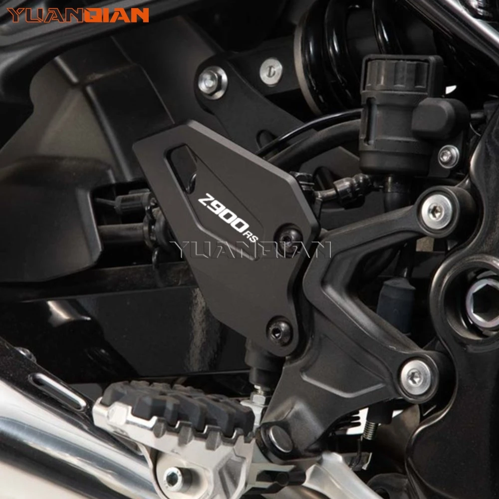 Für Kawasaki Z 900RS Cafe SE Z900RS 2017-2024 2025 2026 Neue Motorrad-Fußrastenschutzplatte, Hinterer Fersenschutz, Schutzabdeckung