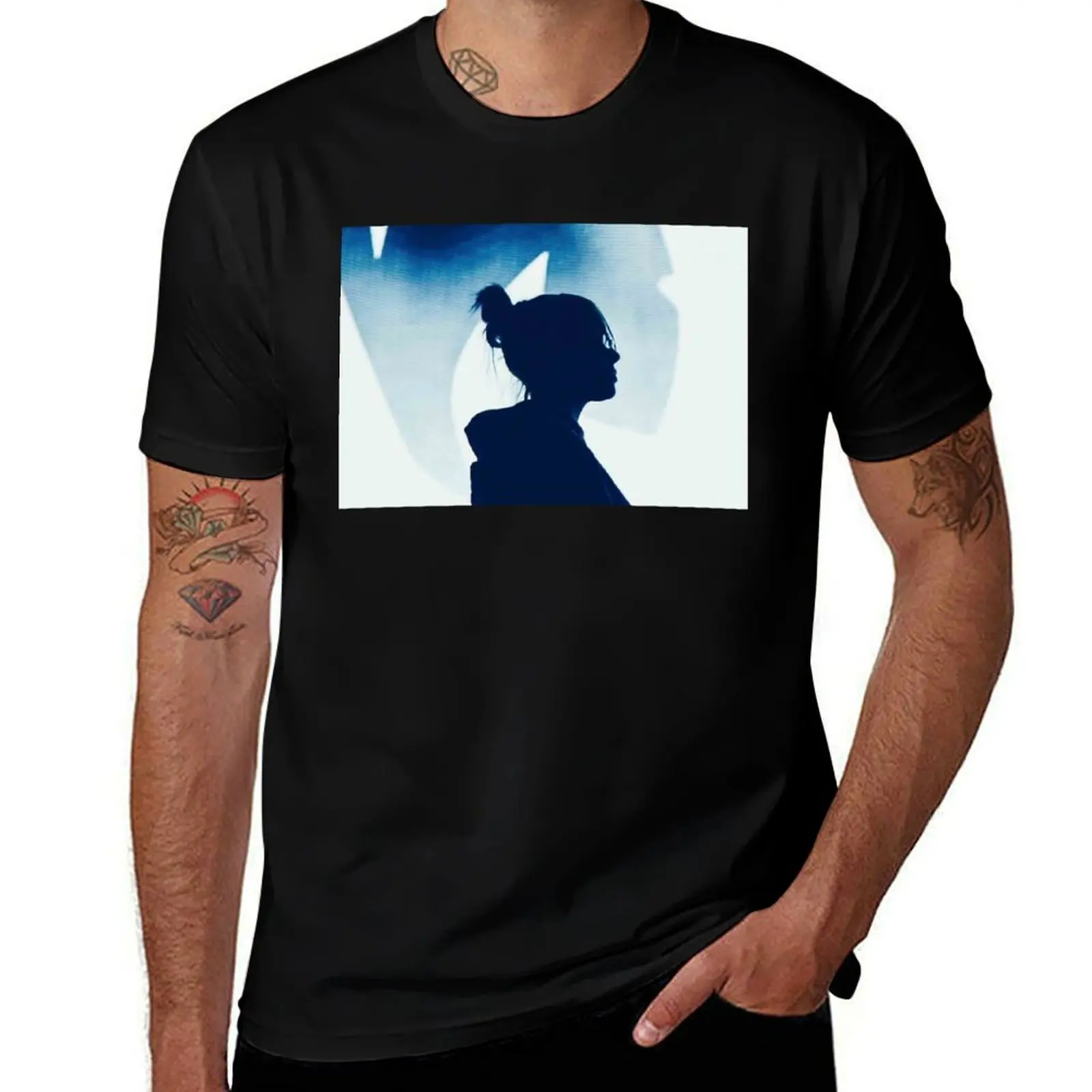 

Shadow blue T-Shirt g man t shirts for men t shirts with prints t shirts for man slim fit T-Shirt