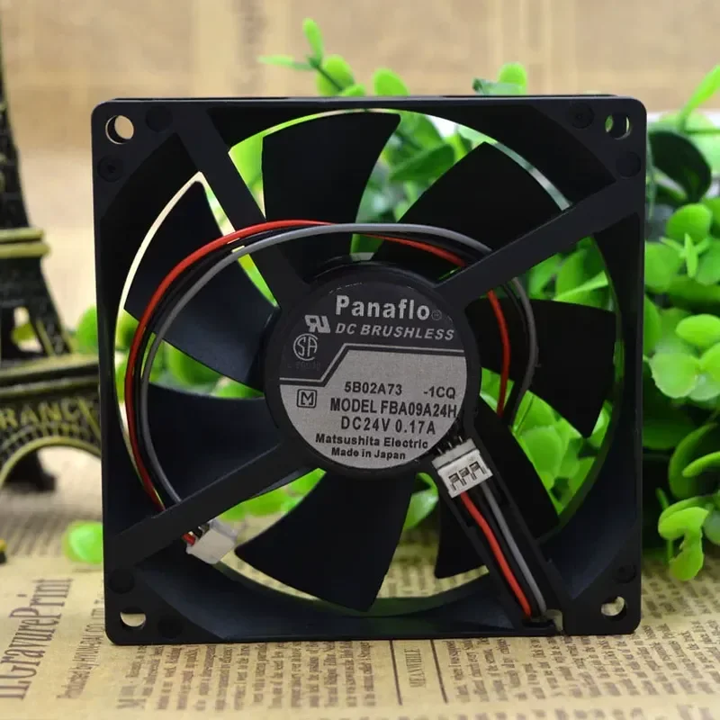 Original Japanese Panaflo 9cm 9025 24V Inverter Fan 0.17A FBA09A24H for Electronics Cooling