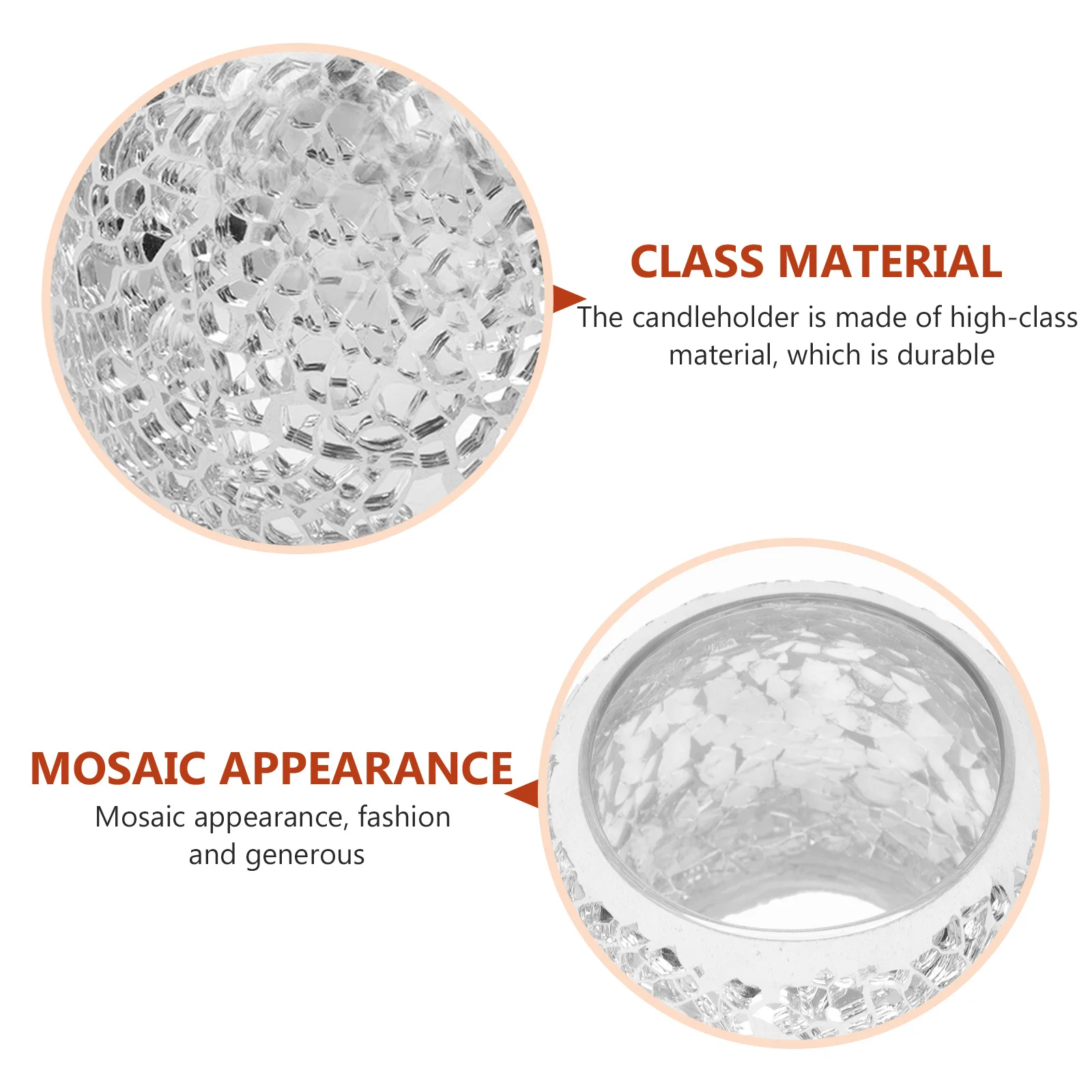 

Glass Candleholder Decorative Creative Modeling Stand for Home Wedding Party Restaurant Desktop Table Decoration