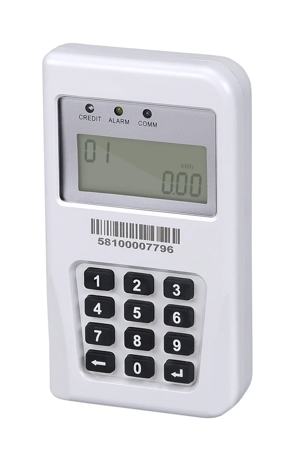 

2025 hot sale ZTE-110-S BS split type STS single phase two wire smart keypad prepaid meter digital electricity electronic energy