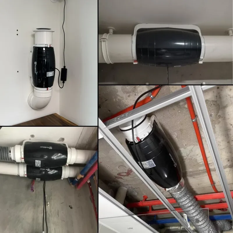 Kipas ventilasi buang saluran ultra-tenang