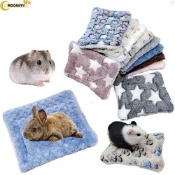 Guinea Pig Hamster Warm Mats Bed Hamster Sleep Pad Squirrel Hedgehog Soft Cushion Rabbit Chinchilla Bed Mat House Nest