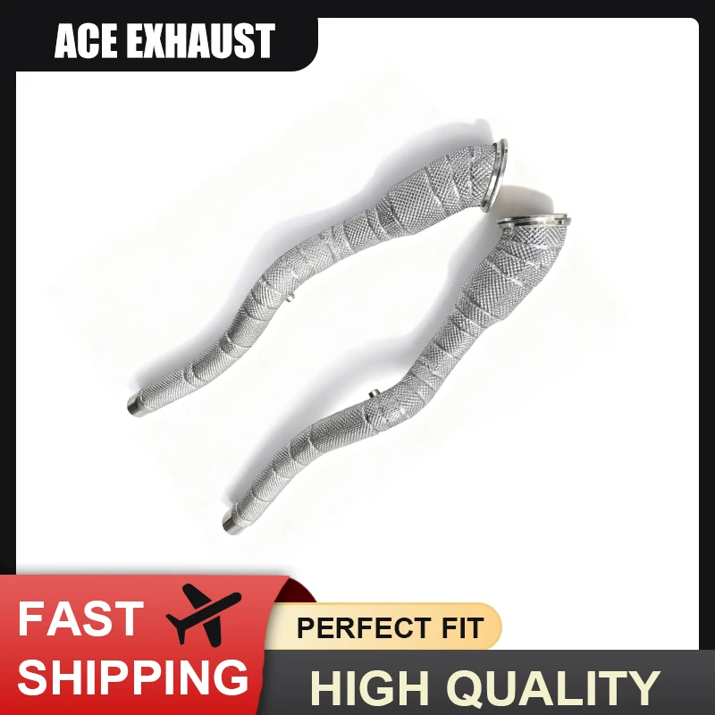 

ACE Exhaust Pipe Stainless Steel Downpipe for Ferrari F12 Berlinetta/FF V12 /812 Superfast High Flow Performance Exhuaust Header