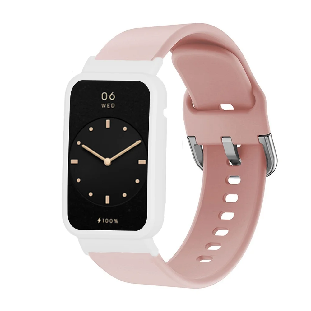 Silicone strap+watch case For xiaomi band7pro 45mm correa watchband bracelet xiaomi band serie7pro Watch Protective Accessories