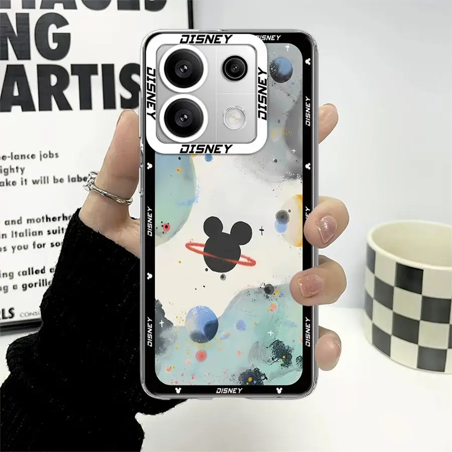 Disney Mickey Mouse Logo Phone Case for Xiaomi Mi 11 Lite 11T Pro Poco X3 X4 Pro X5 Pro X3NFC M3 Pro X4 GT Clear Soft Cover