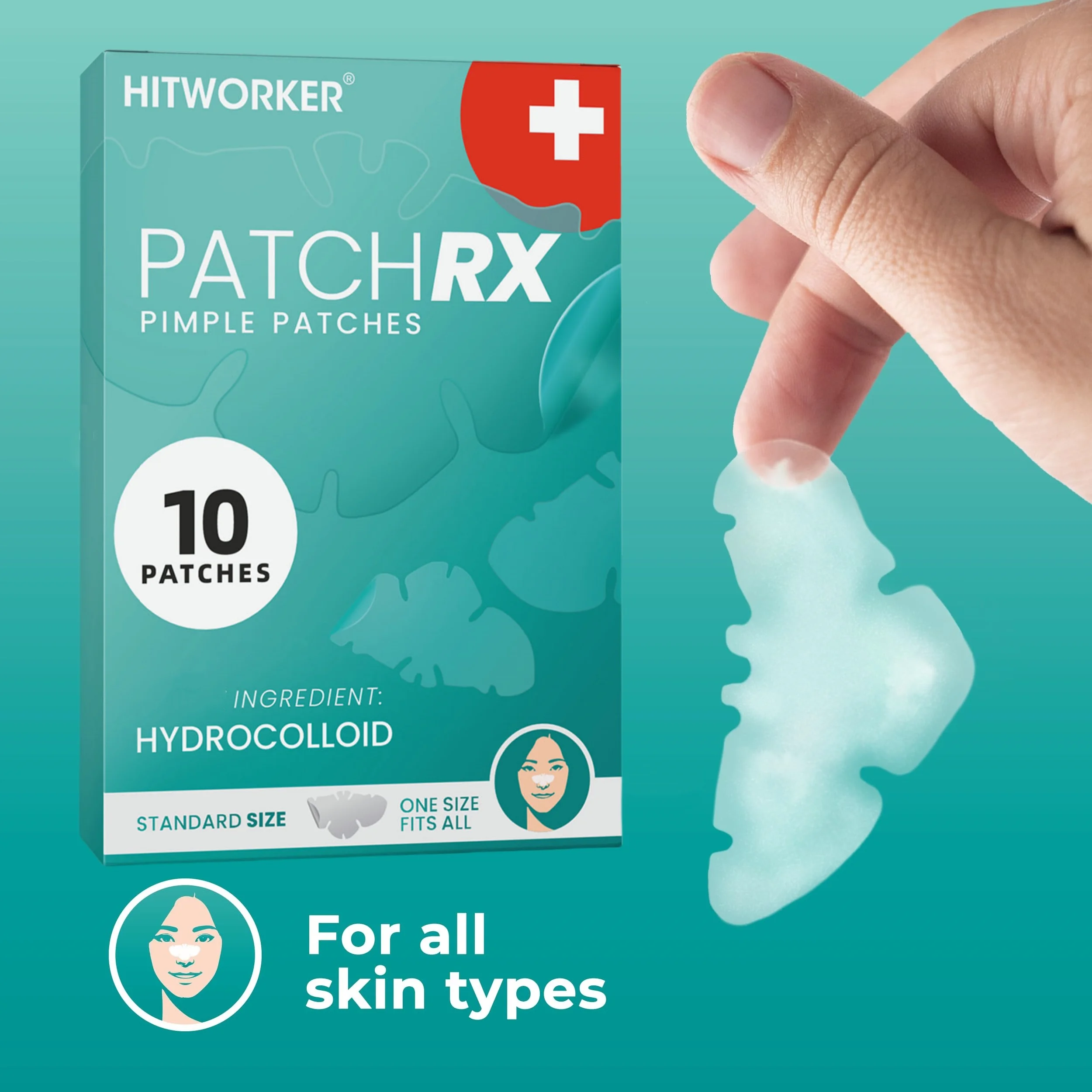 شرائط الأنف الغروانية المائية (10 قطع) - خالية من العطور ولطيفة - تطهير عميق للرؤوس السوداء وتفتح المسام، مناسبة لجميع أنواع البشرة #4