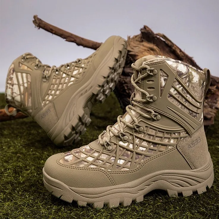 

Original Factory Comfortable Anti-Slip Outdoor Hiking Boots Designer Hiking Footwear Top-Quality Durable Training Boots