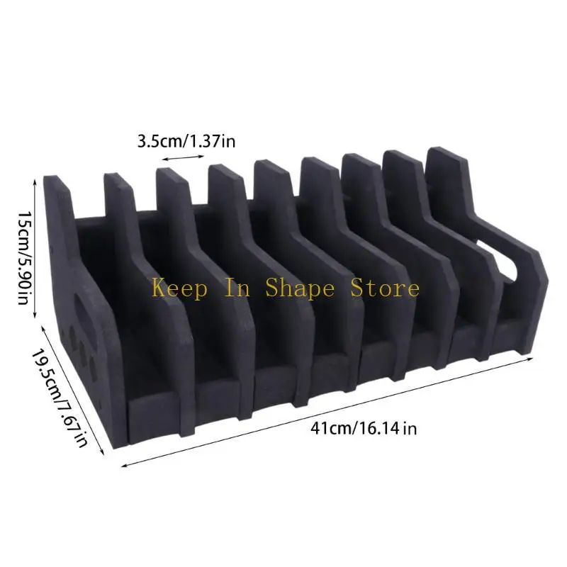 U1JC Eva Foams Handgun Rack 8 Slot Handgun Holder Universal Holsters