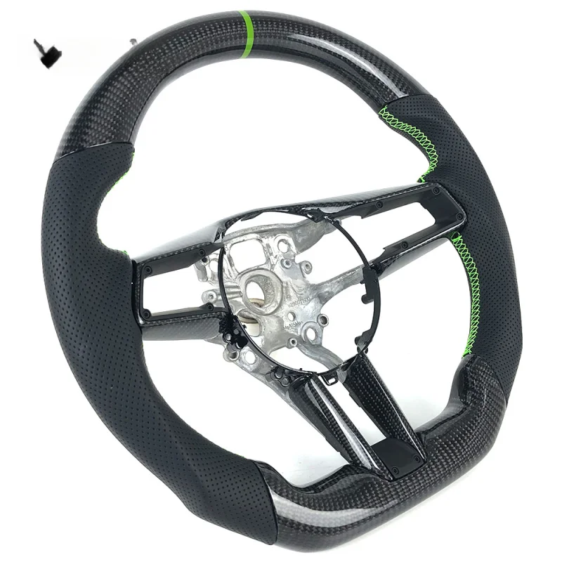 For Porsche 911/Cayenne/718/918/Cayman/Macan/Panamera/Taycan Genuine Customizable Carbon Fiber Steering Wheel